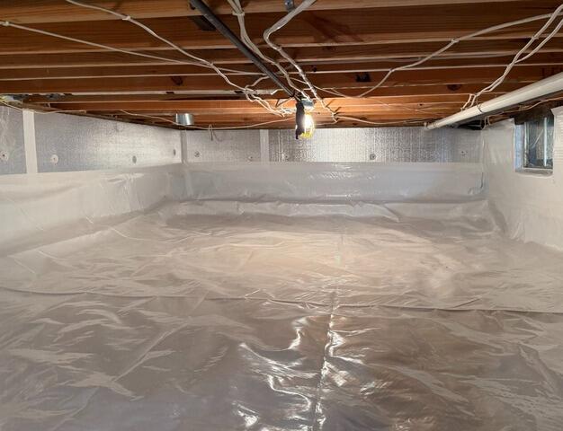 Crawl Space Encapsulation and Insulation in Lafayette, IN - After Photo