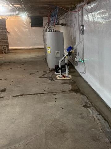 Basement Waterproofing System in Indianapolis, IN - After Photo
