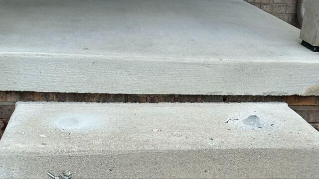 Before and After: A Safer, Level Walkway in Avon - Before Photo