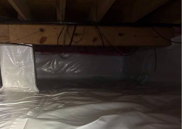 Crawl Space Encapsulation and Waterproofing in Berne, IN - After Photo