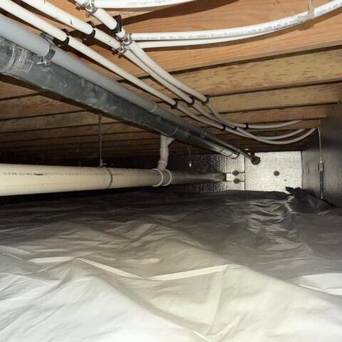 Crawl Space Insulation Upgrade in Freetown - After Photo