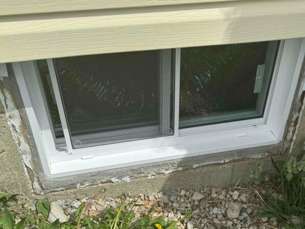 Basement Window Replacement in Bryant - After Photo