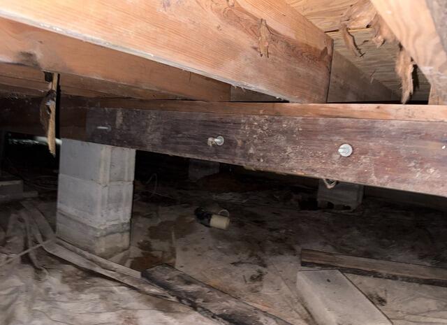 Crawl Space Encapsulation in Atwood, IN - Before Photo