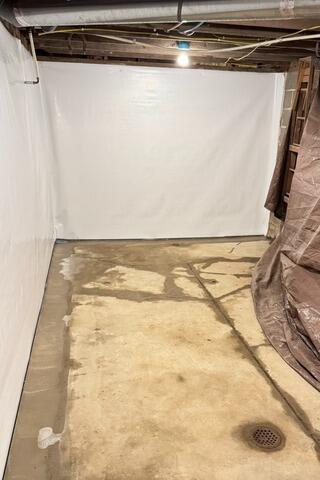 Basement Waterproofing System Installation in Galveston, IN - After Photo
