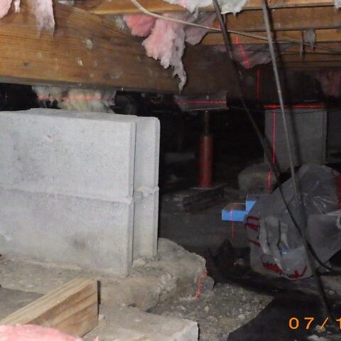 Crawl Space Repair and Encapsulation in Windfall - Before Photo