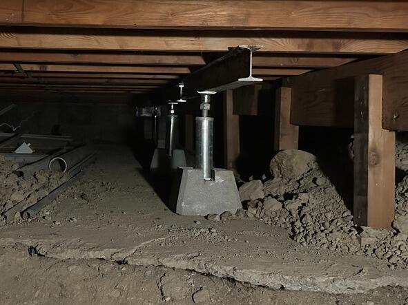 Foundation Stabilization and Crawl Space Structural Repair in Fort Wayne, IN - After Photo
