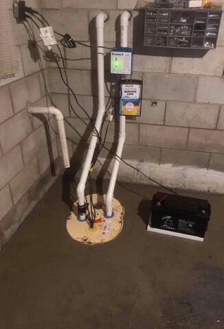 Basement Sump Pump Replacement in Bruceville, IN - After Photo