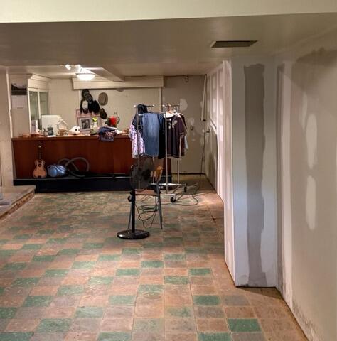 Basement Waterproofing in Bedford, IN - Before Photo
