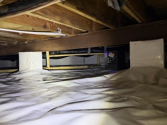 Crawl Space Encapsulation in Jonesboro, IN - After Photo