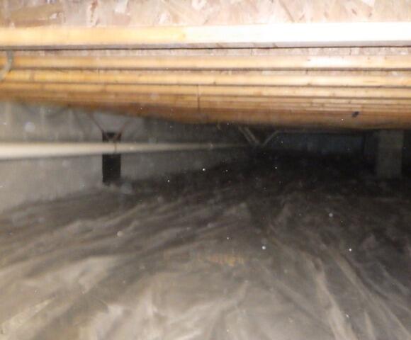 Crawl Space Encapsulation in New Palestine, IN - Before Photo