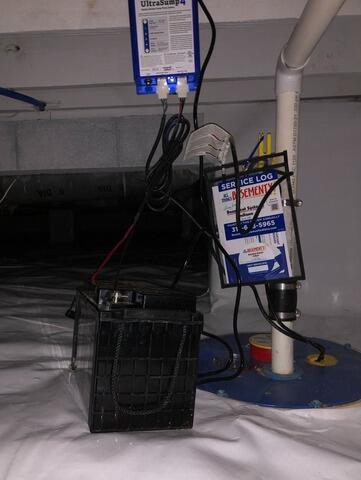 Crawl Space Waterproofing in Franklin, IN - After Photo
