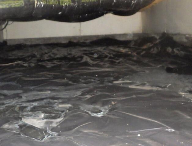Crawl Space Encapsulation in Avon, IN - Before Photo