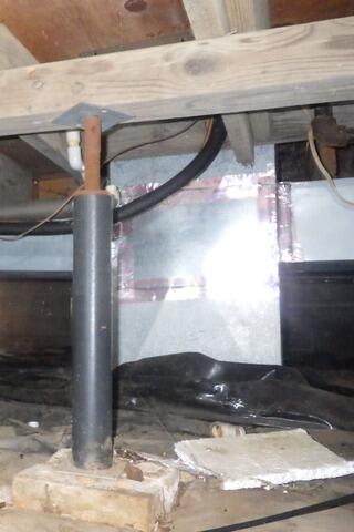 Sagging Floor Repair in Hope, IN - Before Photo