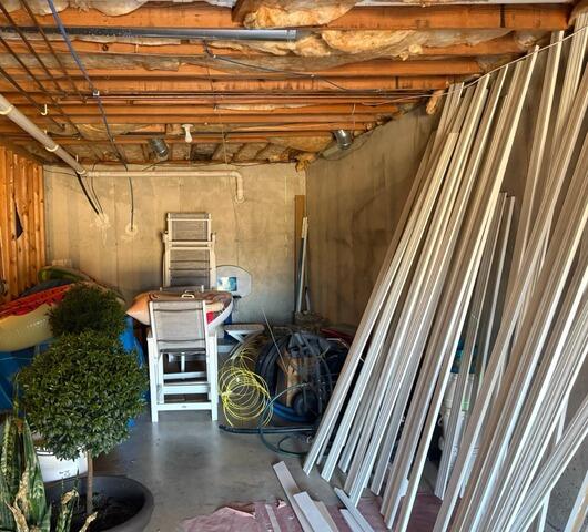 Basement Waterproofing and Foundation Wall Repair in Albion, IN - Before Photo