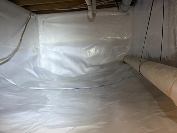 Crawl Space Encapsulation and Moisture Control in Avon - After Photo