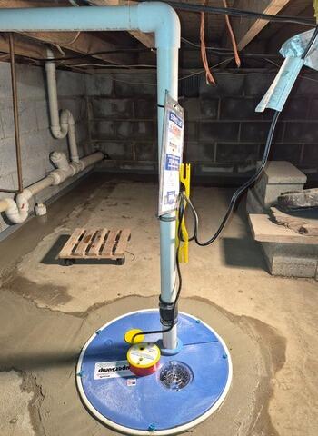 Wet Basement Cellar Repair in Upland, IN - After Photo
