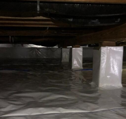 Crawl Space Encapsulation in Albion, IN - After Photo