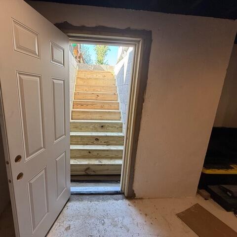 Egress Window and Basement Entry Installation in Brownsburg, IN - After Photo