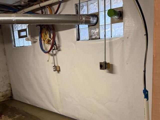 Basement Waterproofing System Installation in Indianapolis, IN - After Photo