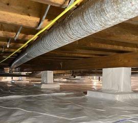 Crawl Space Encapsulation System in Greenwood, IN