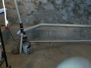 Basement Waterproofing System Installation in Spencerville, IN