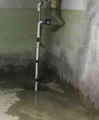 Wet Basement in Worthington, IN