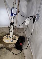 Wet Basement in Worthington, IN
