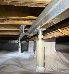 Crawl Space Floor Support and Encapsulation in Upland, IN