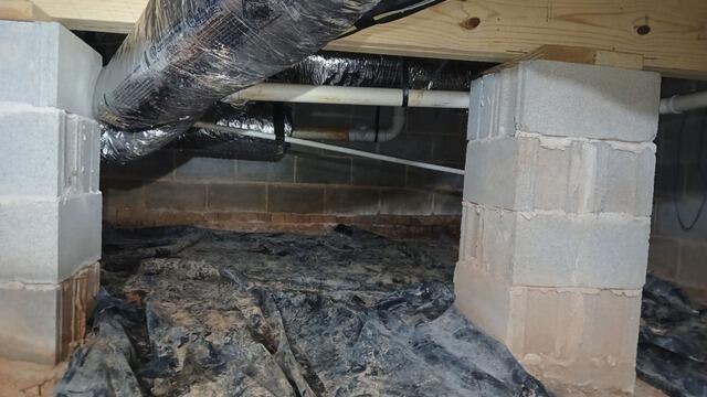Crawl Space Encapsulation and Moisture Protection - Asheboro, NC