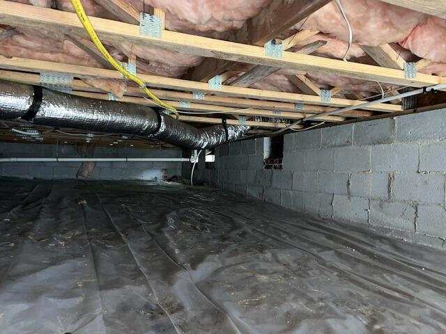 Durham, NC Crawl Space Transformation - From Damp & Exposed to Clean & Protected