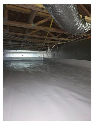 Durham, NC Crawl Space Transformation - From Damp & Exposed to Clean & Protected