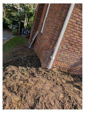 Greensboro Foundation Stabilized with Helical Piers - After Photo