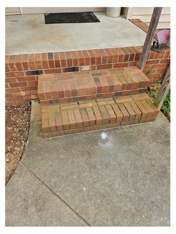 Concrete Steps Lifted and Restored in King, NC - After Photo
