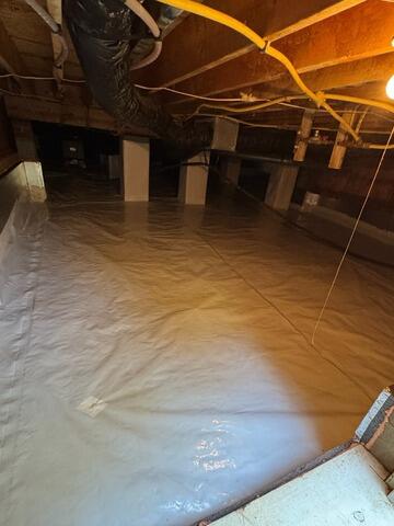 Crawl Space Encapsulation and Moisture Control - Holly Springs, NC