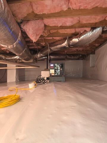Crawl Space Encapsulation and Moisture Control - Pittsboro, NC