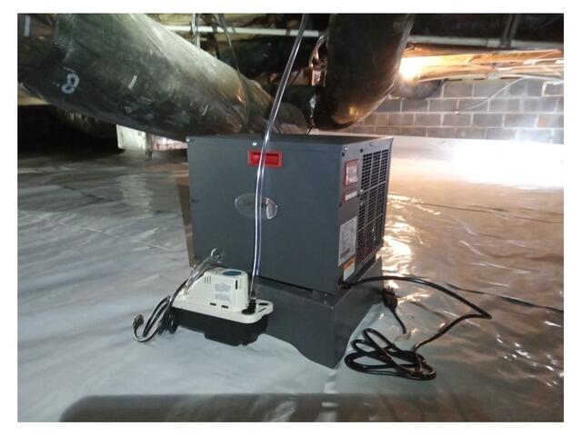 Crawl Space Moisture Control with SaniDry Sedona Installation - Before & After