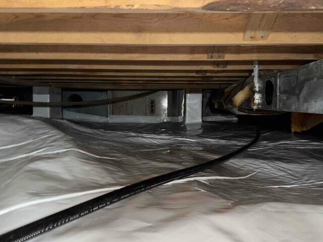 Crawl Space Cleanup & Full Encapsulation Installation - Lexington, NC - After Photo