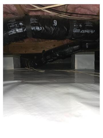 Crawl Space Encapsulation for Improved Air Quality & Moisture Protection - Raleigh, NC - After Photo