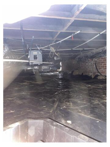 From Damp & Dirty to Clean & Protected: Crawl Space Transformation in Asheboro, NC - Before Photo