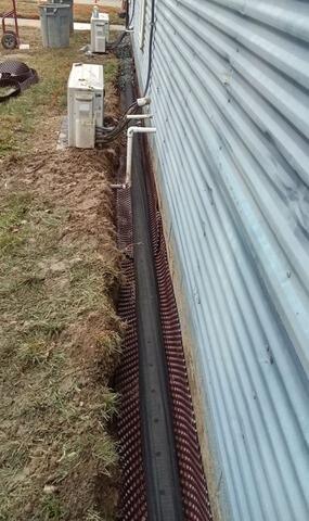 Exterior Basement Waterproofing Solution in Reidsville, NC - Before Photo