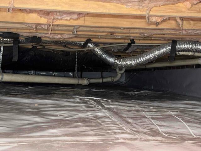 Crawl Space Moisture & Insulation Issues Identified in Jamestown, NC - After Photo
