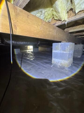 Support Jack Installation for Floor Stabilization | Durham, NC - Before Photo