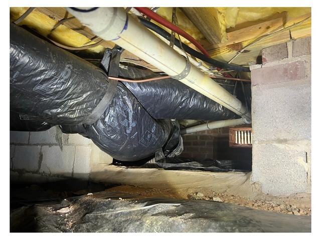 A Cleaner, Drier Crawl Space in Raleigh, NC - Before Photo