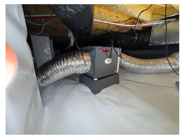 A Cleaner, Drier Crawl Space in Raleigh, NC - After Photo