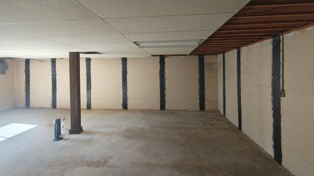 Foundation Wall Stabilization with Carbon Armor | Winston-Salem, NC - After Photo