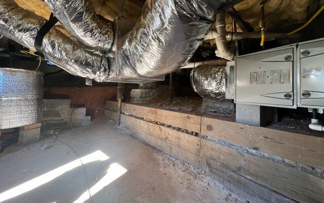 SmartJack Crawl Space Support Installation | Hillsborough, NC - Before Photo