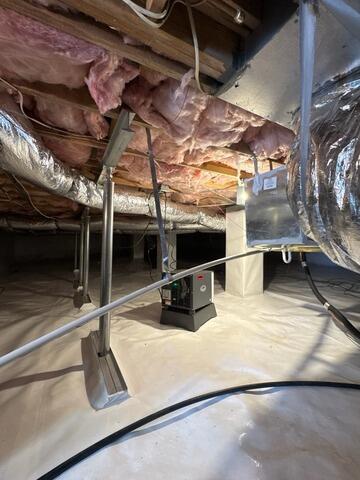 Crawl Space Encapsulation & Structural Support Installation - Chapel Hill, NC