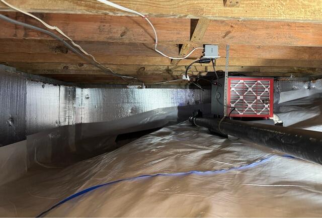 Chapel Hill, NC Crawlspace Encapsulation & Moisture Control Upgrade