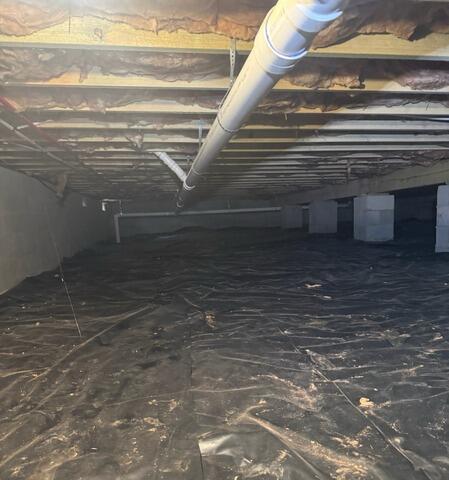 SmartJack Crawl Space Support Installation in Germanton, NC - Before Photo