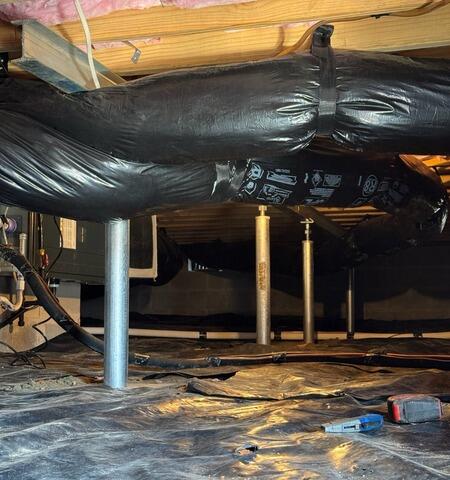 Crawl Space Structural in Wake Forest, NC - After Photo